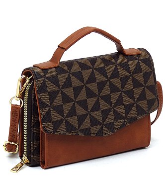 Monogram Mini Satchel - Crossbody Bag