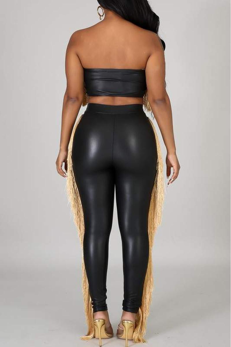 FRINGES TUBE LEGGINGS SET