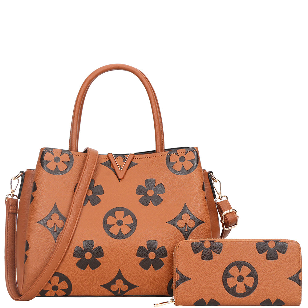 SATCHEL BAG WITH WALLET SET