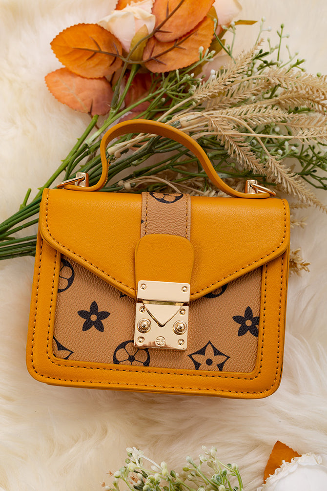 KHAKI/BROWN INSPIRED MINI PURSE