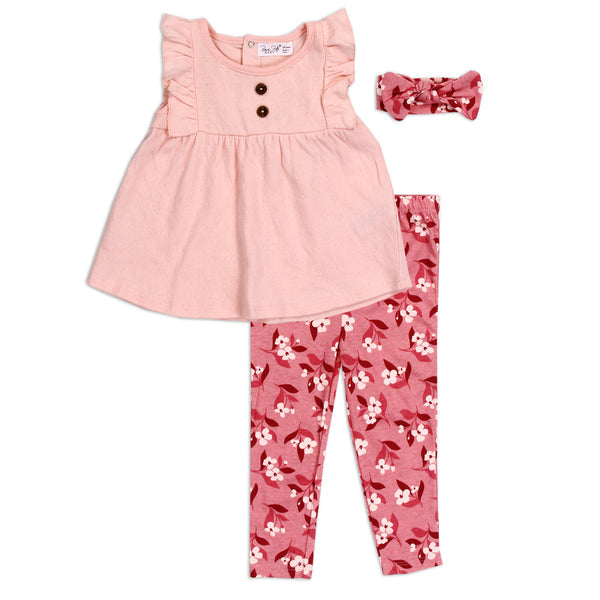 RENE ROFE Girls Infant 3-Piece Legging Set