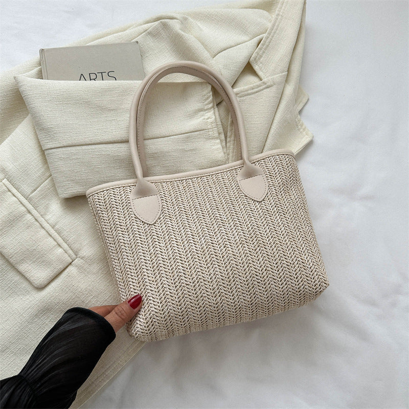 Summer Woven Tote Bag
