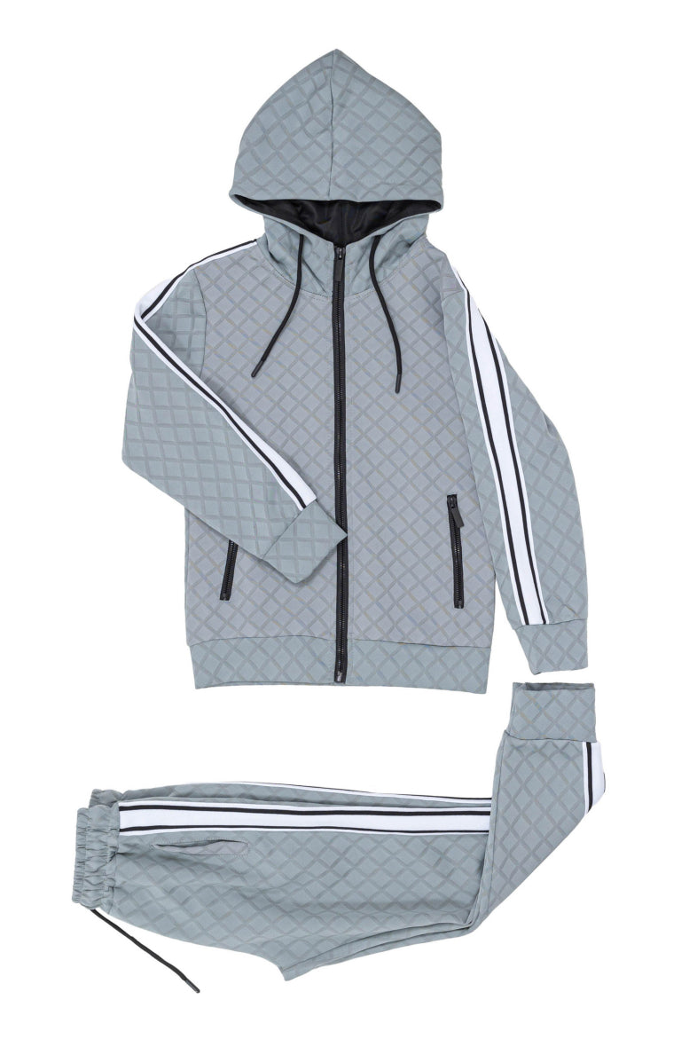 Bi-color Boy's sweatshirt set