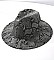 TRENDY SNAKE PRINT FEDORA HATS