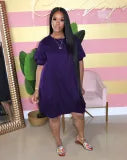 Bubble Sleeve Pullover Lantern Dress