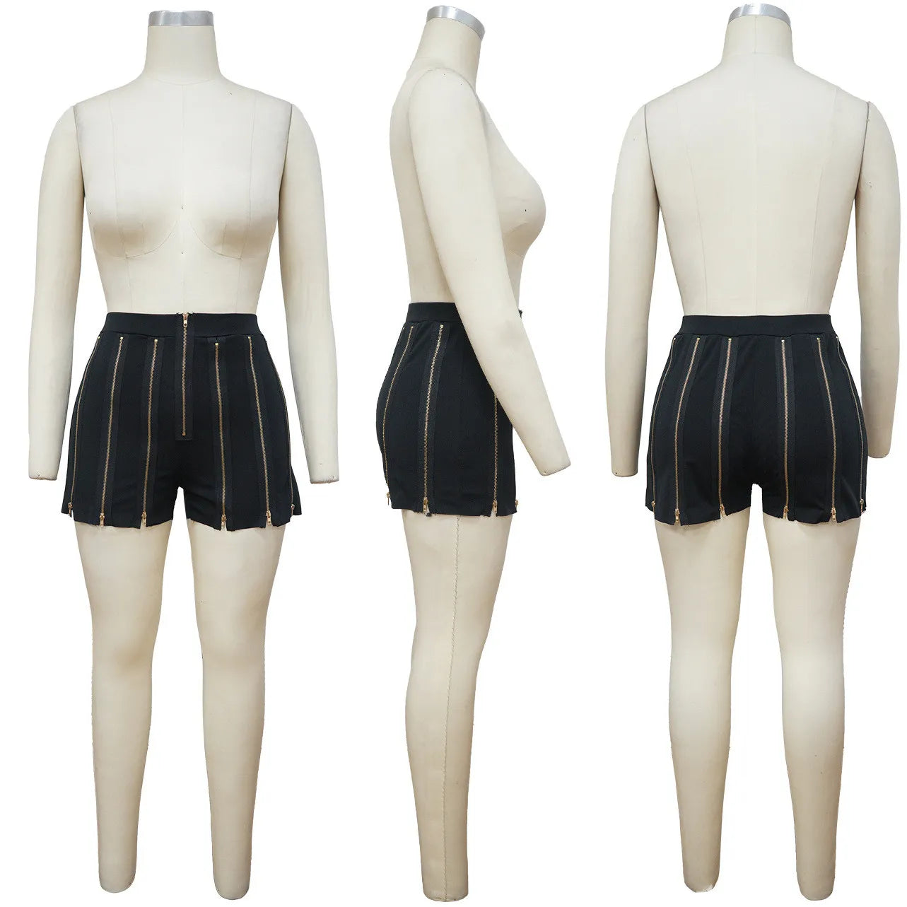 Fashion Zip Shorts