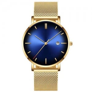 Starry Night Design Men Stainless Steel Watch