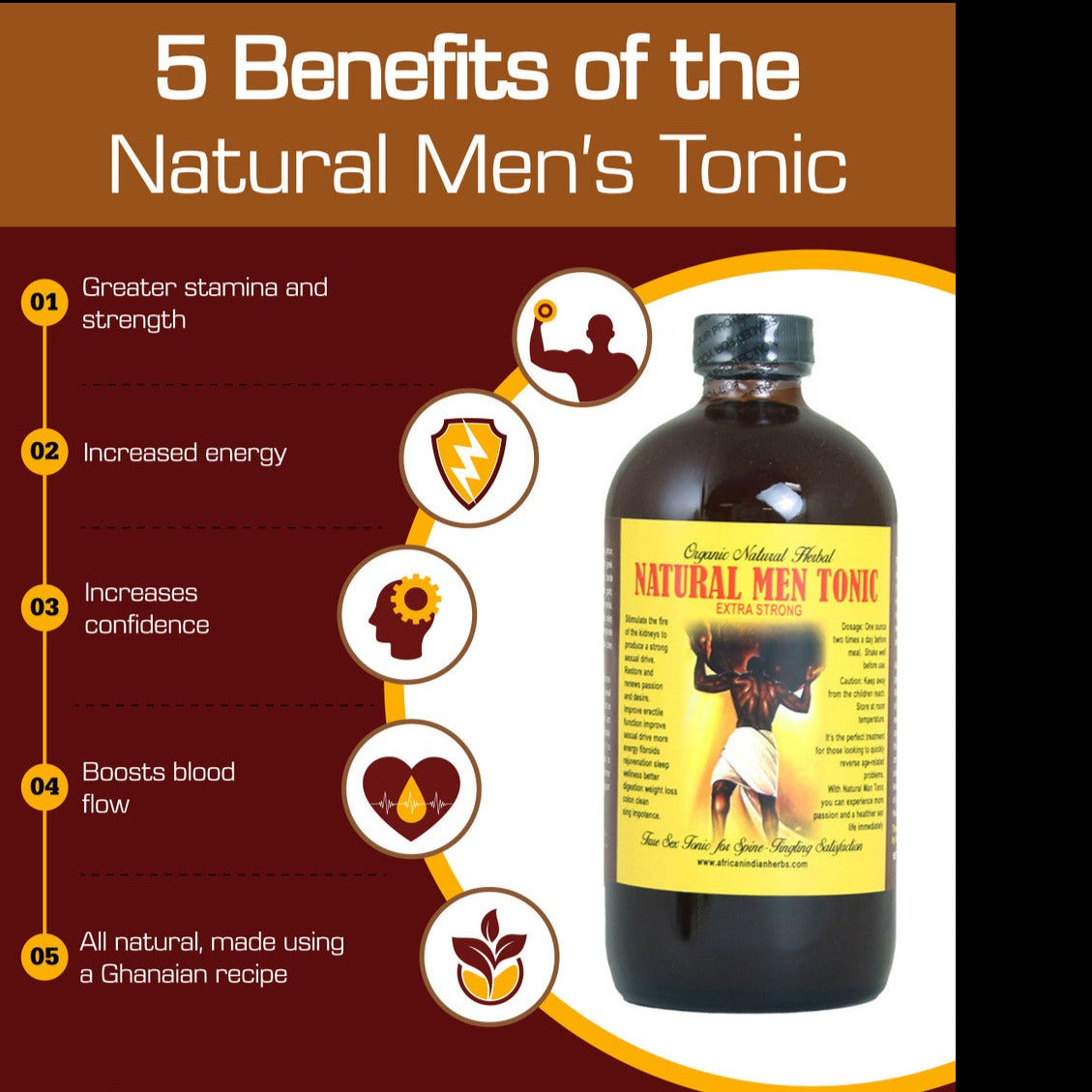 Organic Natural Men Tonic