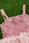 BABY CORAL BUTTERFLY TULLE DRESS