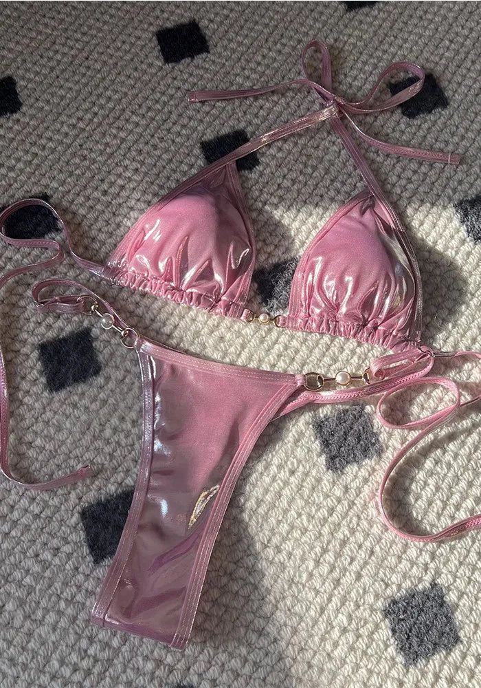 Sexy Shiny Pearl Swimwear