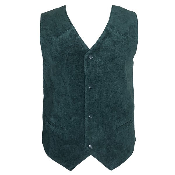 4Snap Closure Front Pockets Western Sleeveless Top