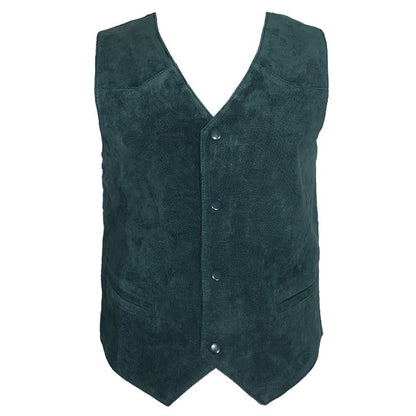 4Snap Closure Front Pockets Western Sleeveless Top