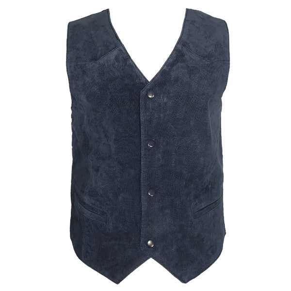 4Snap Closure Front Pockets Western Sleeveless Top