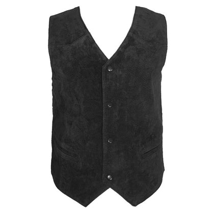 4Snap Closure Front Pockets Western Sleeveless Top