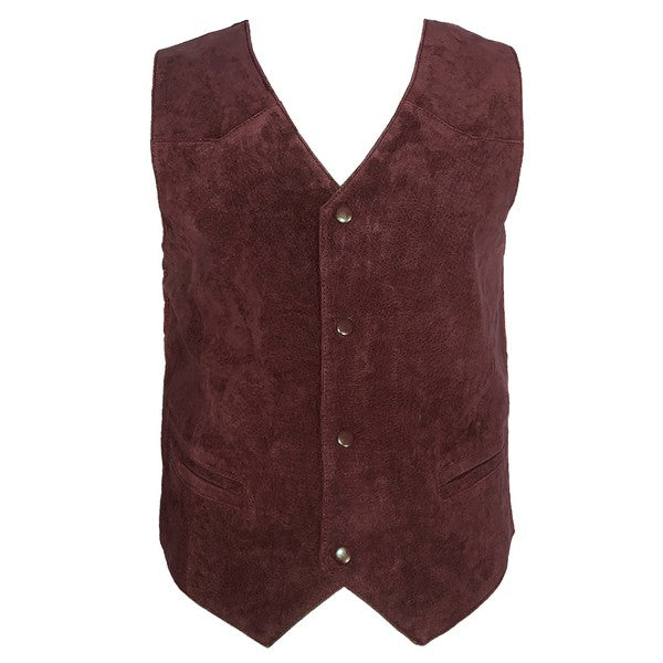 4Snap Closure Front Pockets Western Sleeveless Top