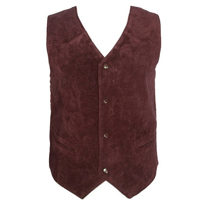 4Snap Closure Front Pockets Western Sleeveless Top