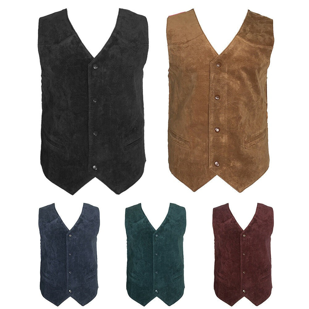 4Snap Closure Front Pockets Western Sleeveless Top