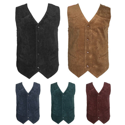 4Snap Closure Front Pockets Western Sleeveless Top