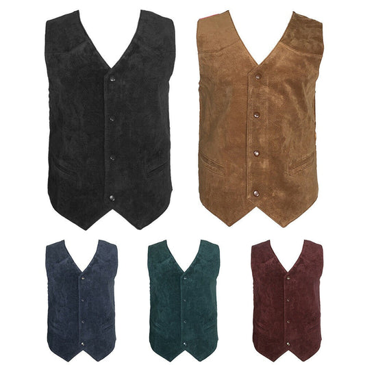 4Snap Closure Front Pockets Western Sleeveless Top