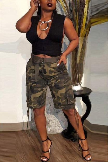 CAMO BERMUDA SHORTS