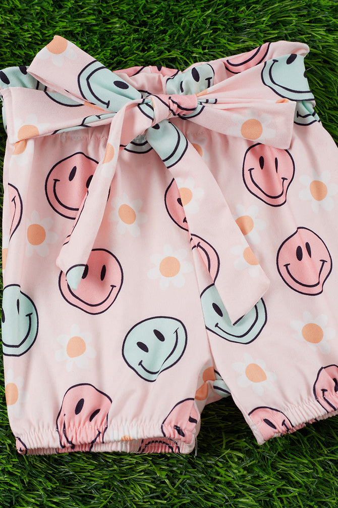 CHOOSE HAPPY" EMOJI PRINTED BABY SET
