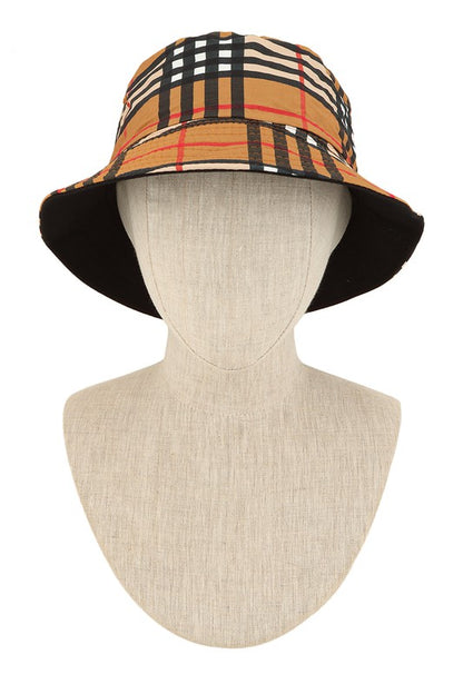 Vintage Check Bucket Hat