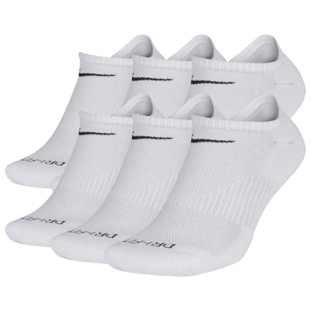 Nike Men's Socks Dri-Fit No-Show Socks Pack of 6