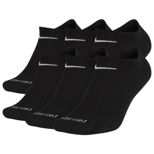 Nike Men's Socks Dri-Fit No-Show Socks Pack of 6