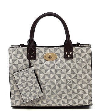 3-in-1 Monogram Satchel Value Set