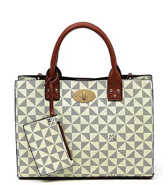 3-in-1 Monogram Satchel Value Set