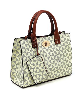 3-in-1 Monogram Satchel Value Set