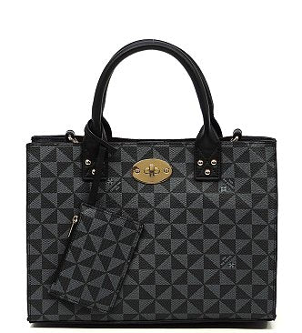 3-in-1 Monogram Satchel Value Set