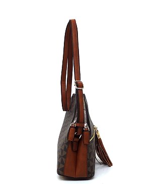 PM Monogram Multi Compartment Dome Crossbody Bags