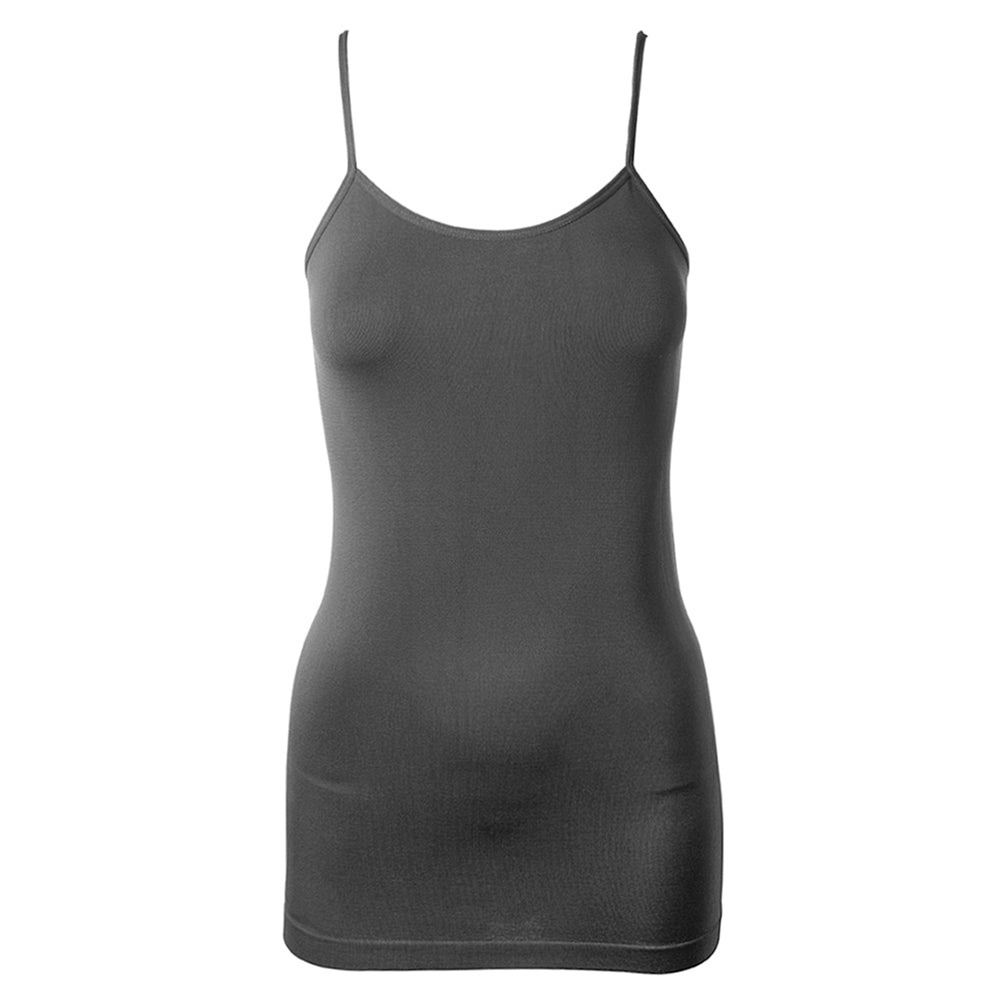 SEAMLESS SPAGHETTI STRAP TANK TOPS