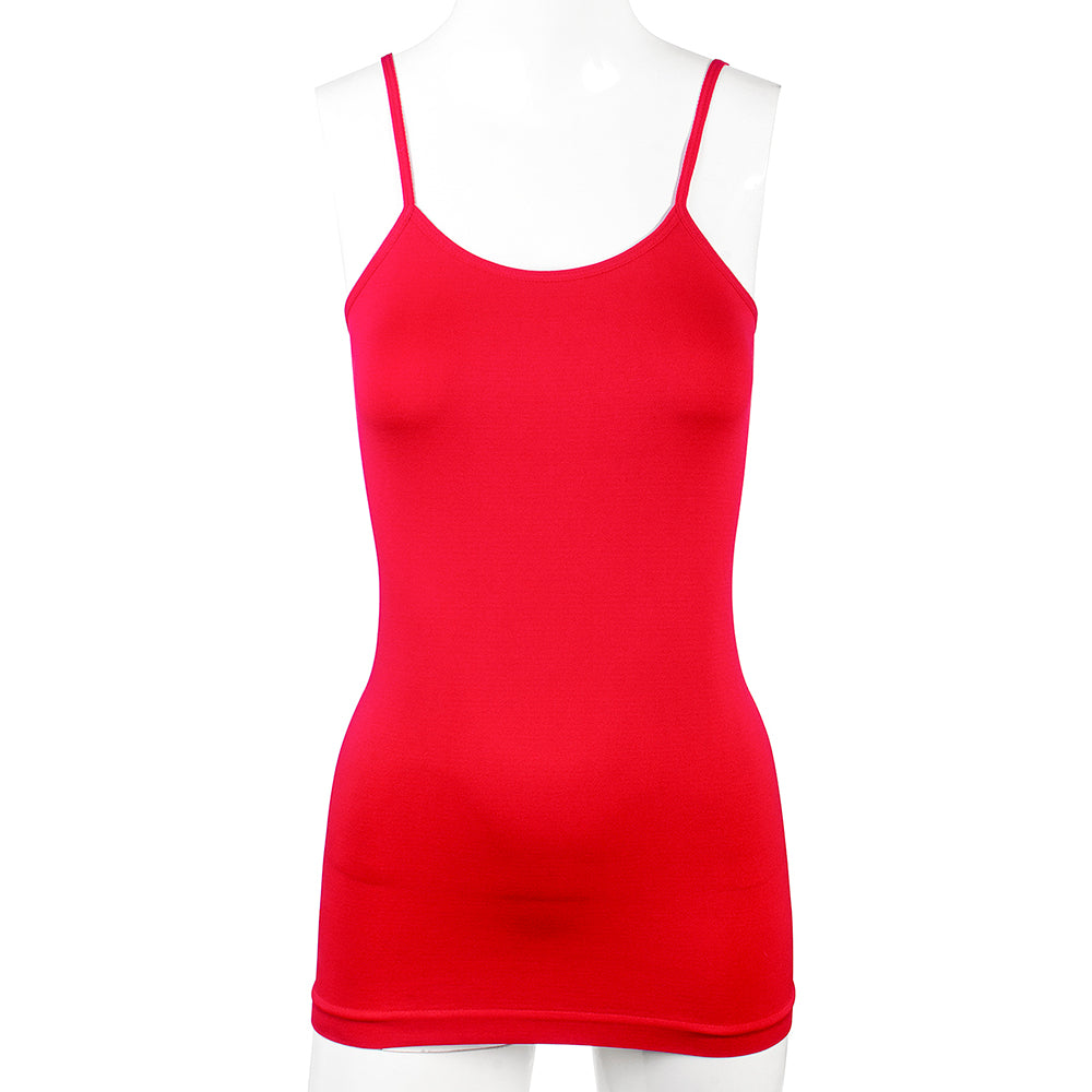 SEAMLESS SPAGHETTI STRAP TANK TOPS
