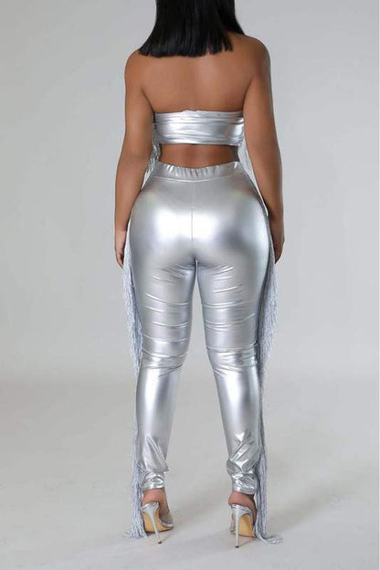 FRINGES TUBE LEGGINGS SET