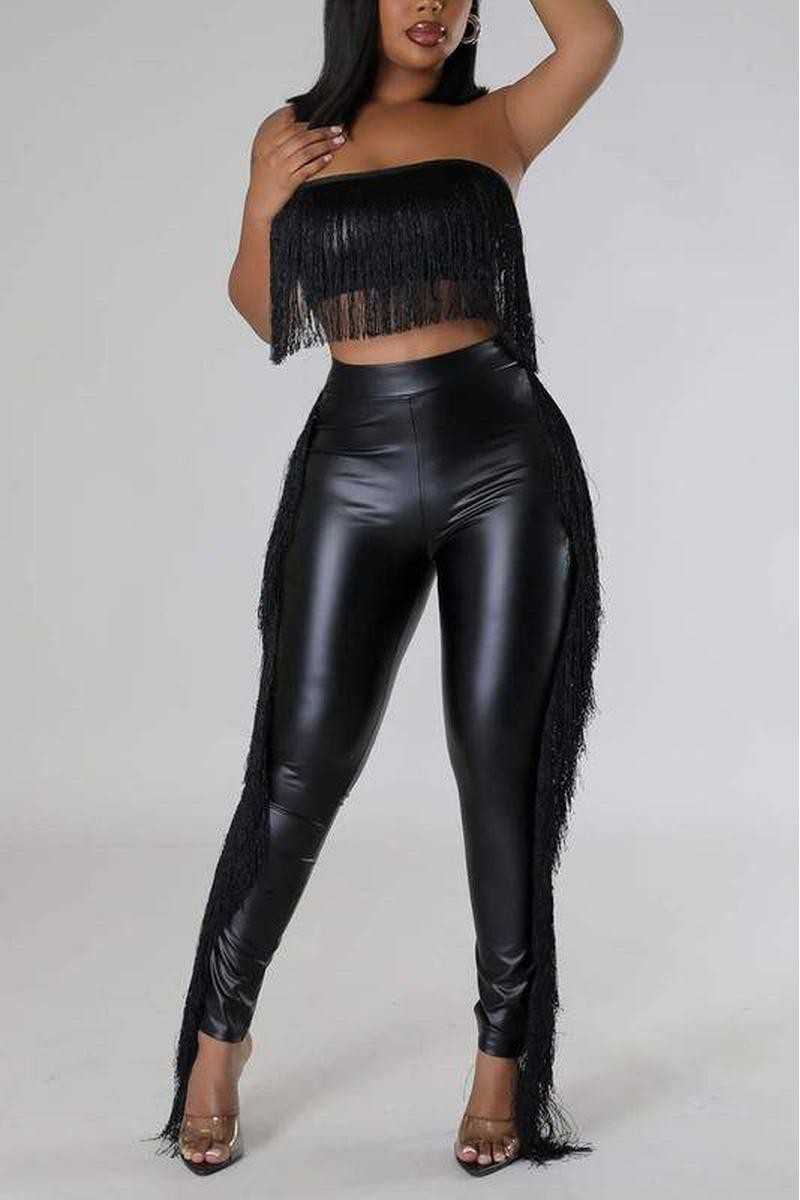 FRINGES TUBE LEGGINGS SET