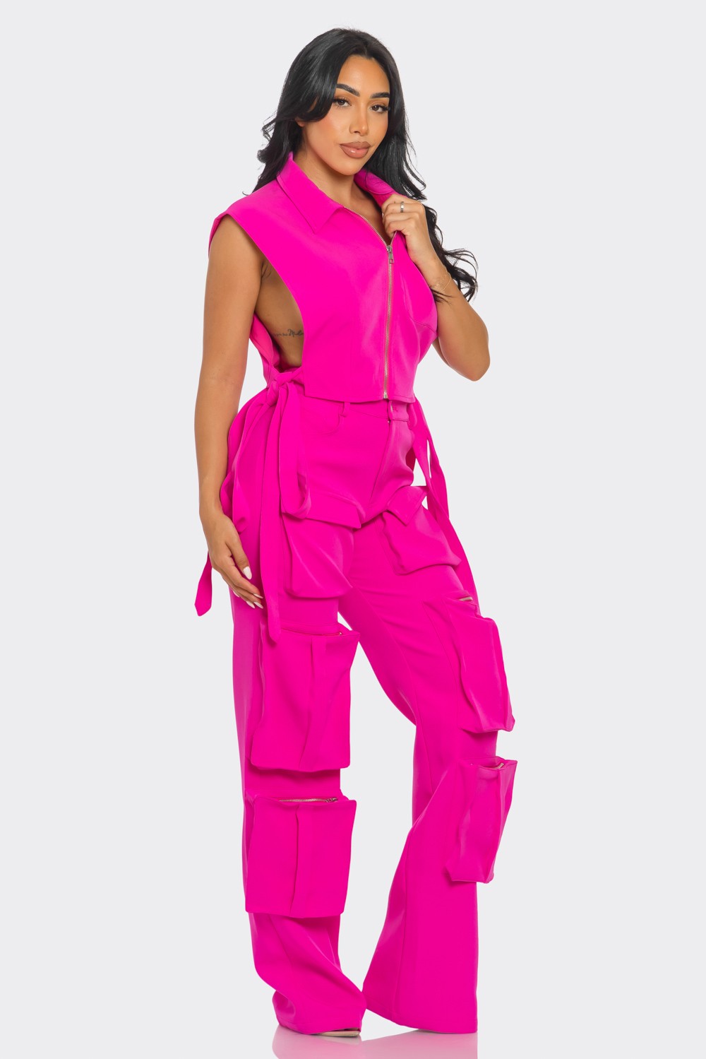 Vivid Pink Cargo Matching Set