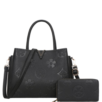SATCHEL BAG WITH WALLET SET