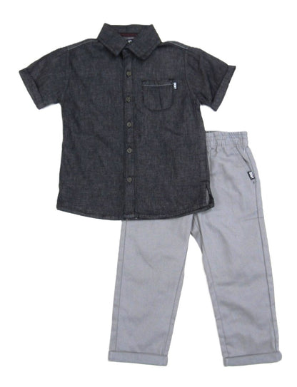 2PC DKNY SHIRT PANTS SET