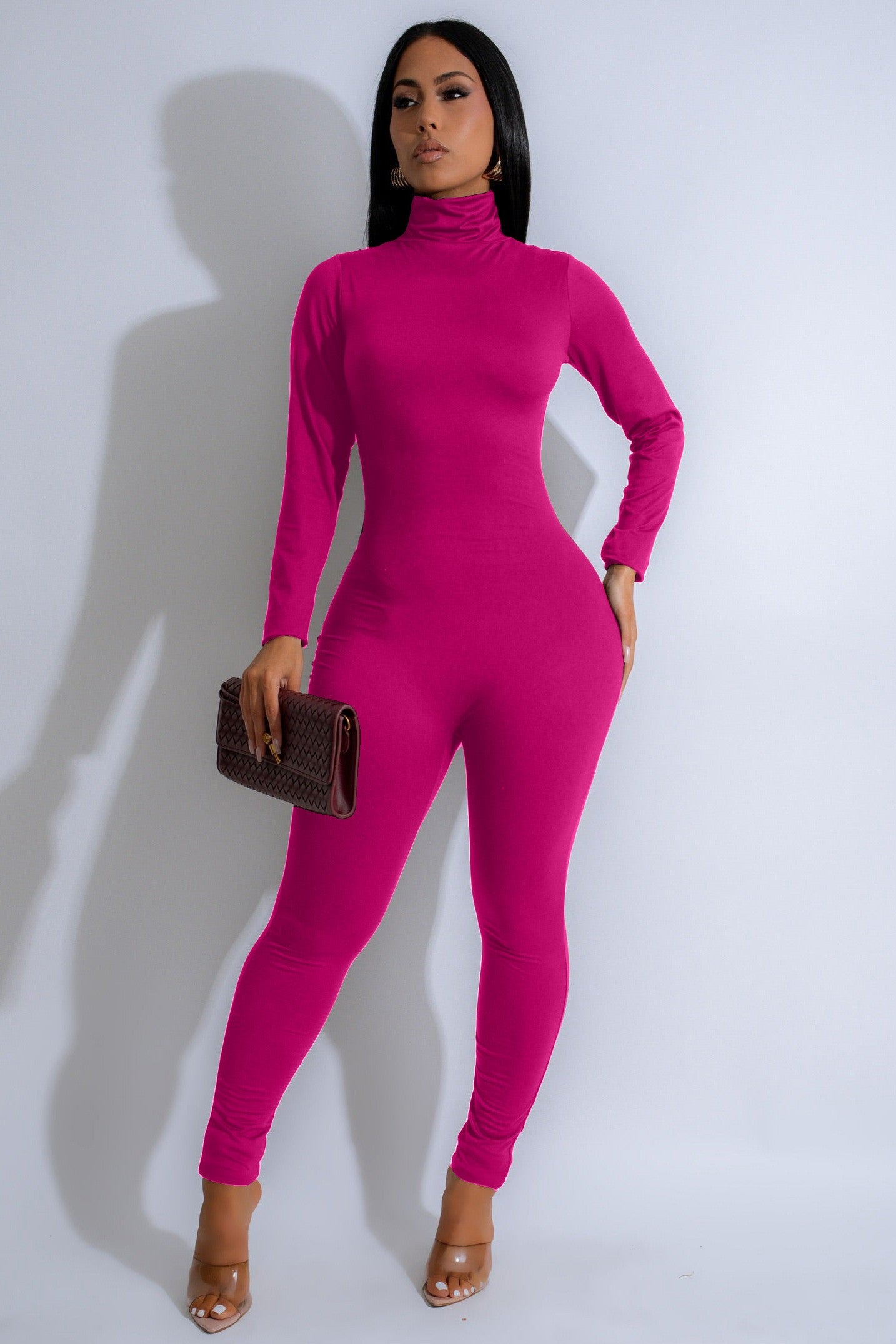 TURTLE NECK JUMPSUITS
