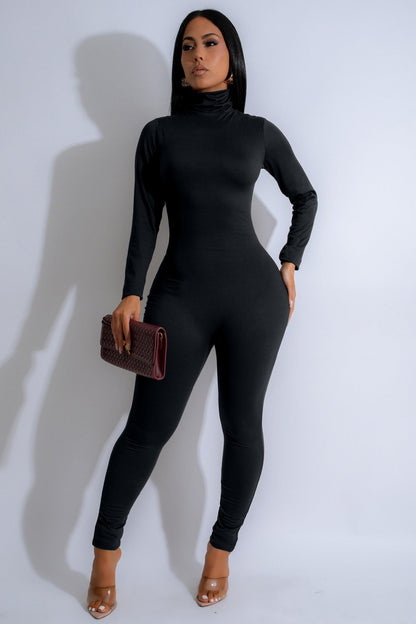 TURTLE NECK JUMPSUITS