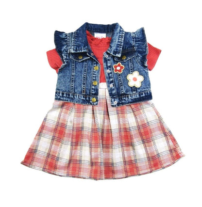 2PC VEST DRESS SET