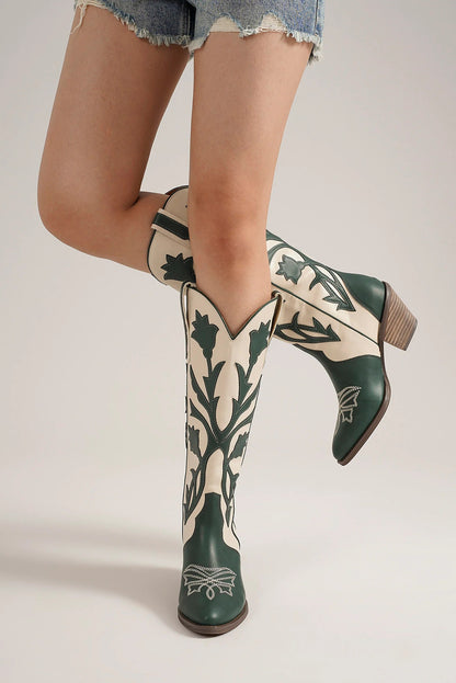 FLORAL WESTERN BOOTS