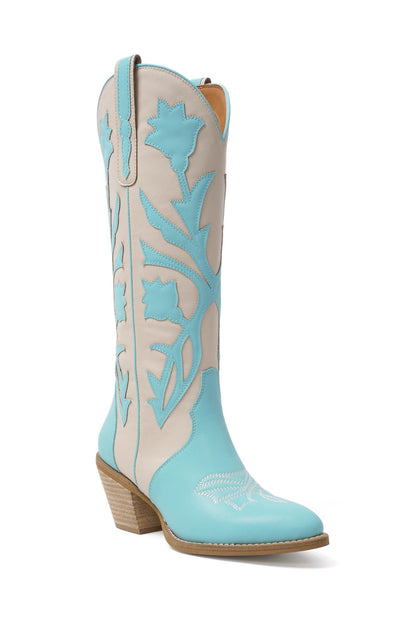 FLORAL WESTERN BOOTS