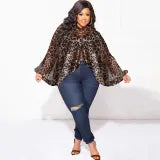 Print Tie Up Chiffon Tops