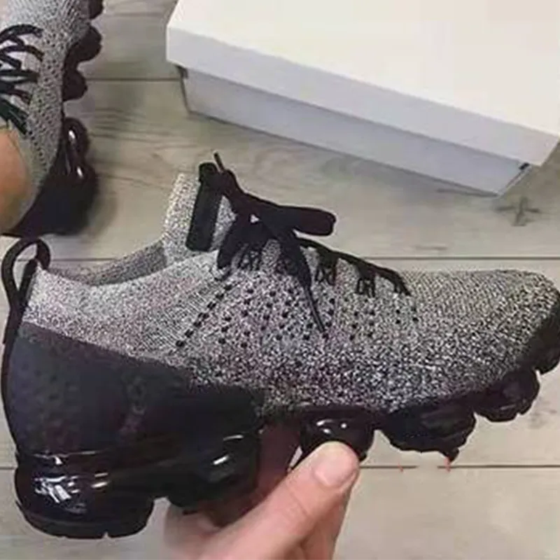 White Street Sportswear Patchwork Closed Sport Running Shoes