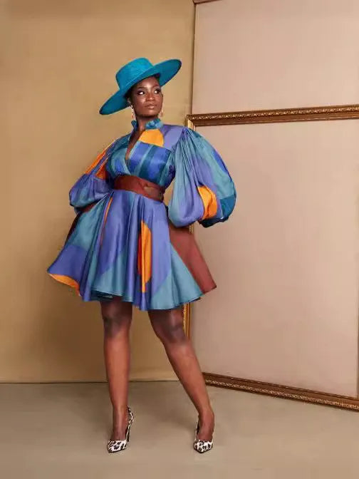Women's Balloon Sleeve Dress