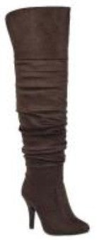 SUEDE Knee High Heel Boots