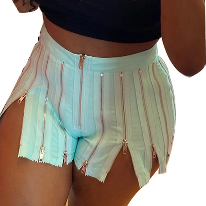 Fashion Zip Shorts